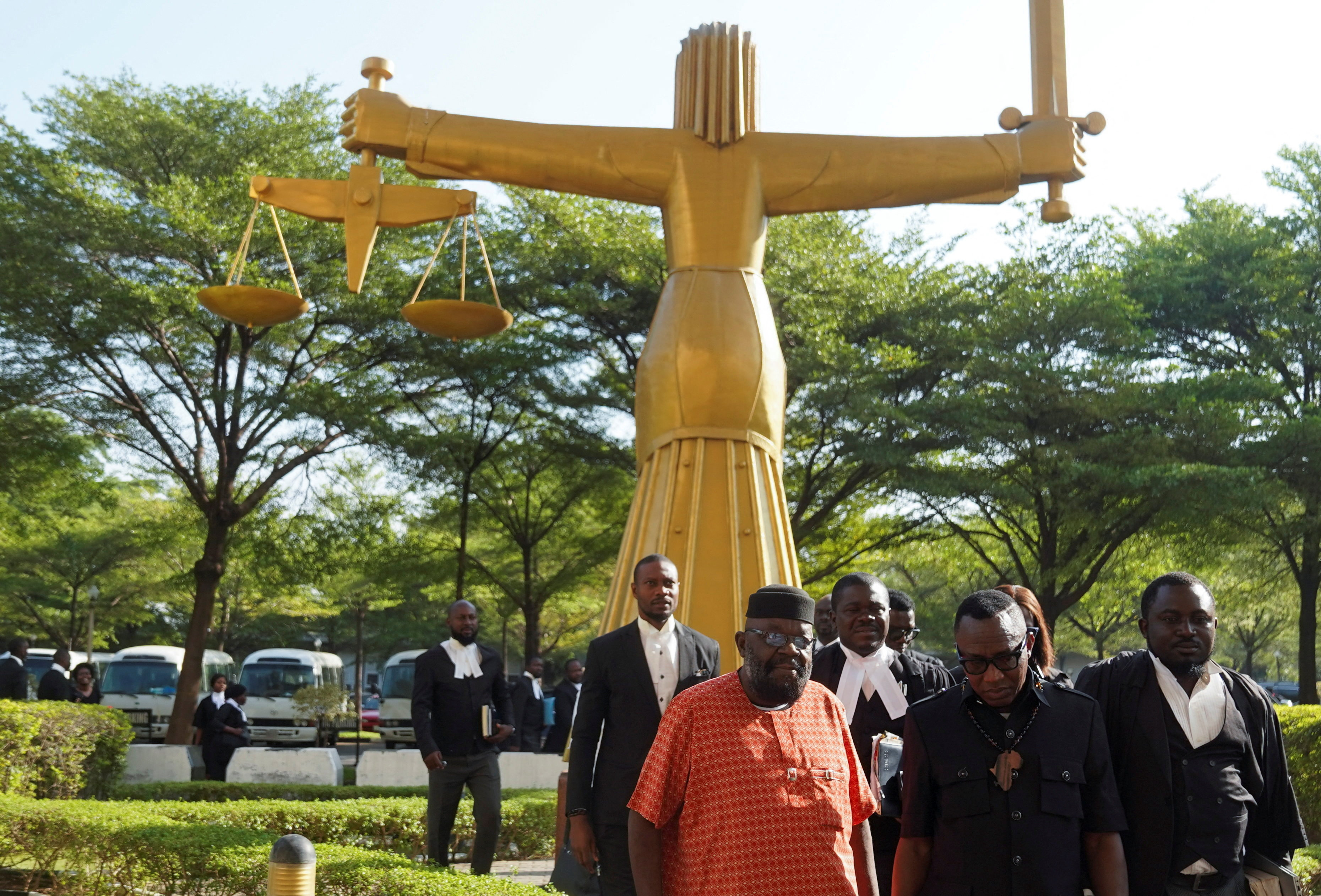 Nigerian court jails separatist leader Kanu for life over terrorism, in Abuja