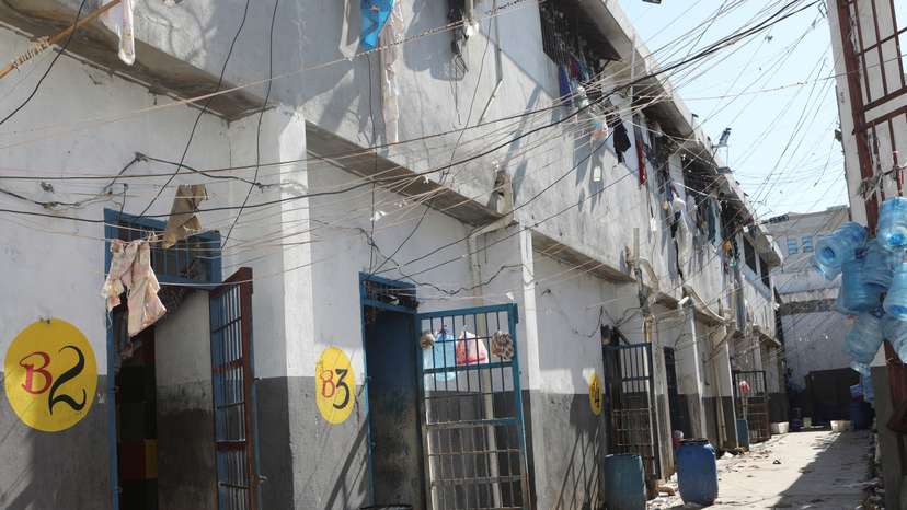 Aftermath of a prison break at the National Penitentiary, in Port-au-Prince