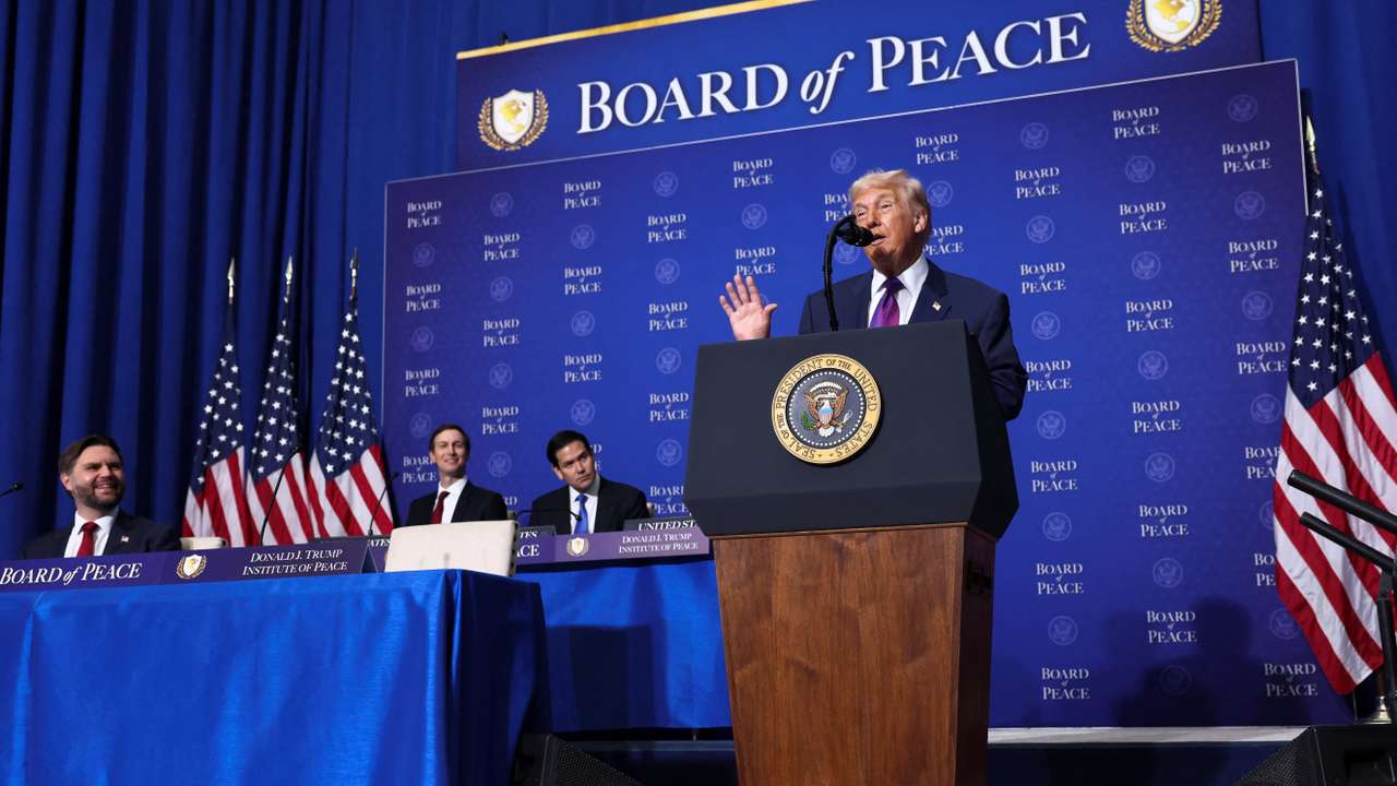 Inaugural meeting of the Board of Peace, in Washington