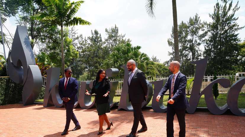 British Home Secretary Cleverly visit to Rwanda