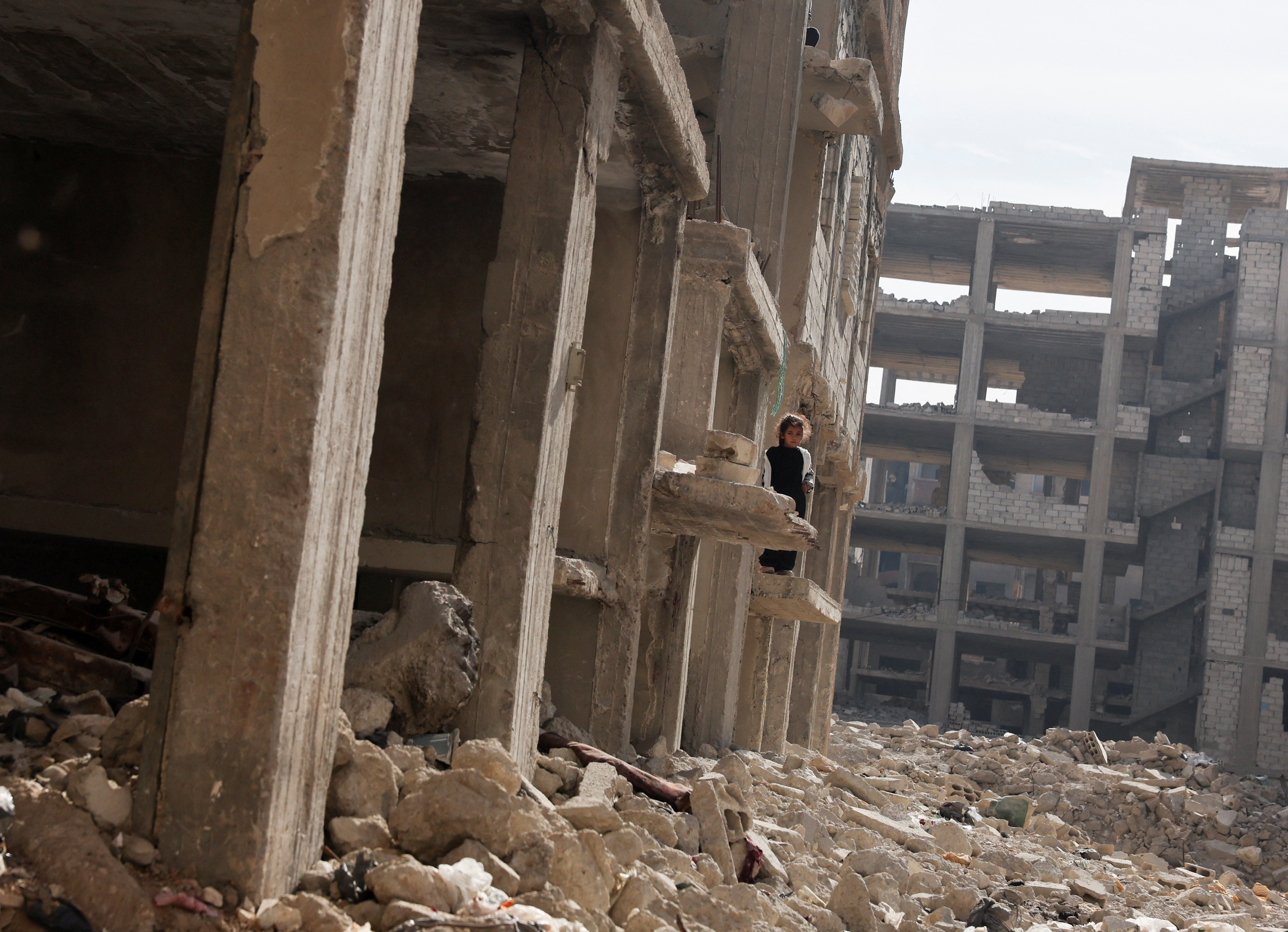 Tadamon district of Damascus is littered with bones after what residents and rights groups described as years of killings there under the rule of Syria's Bashar al-Assad