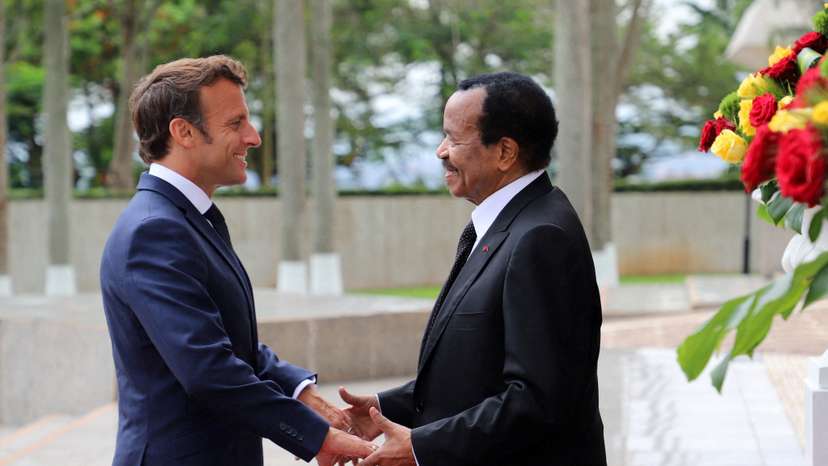 French President Emmanuel Macron visits Cameroon