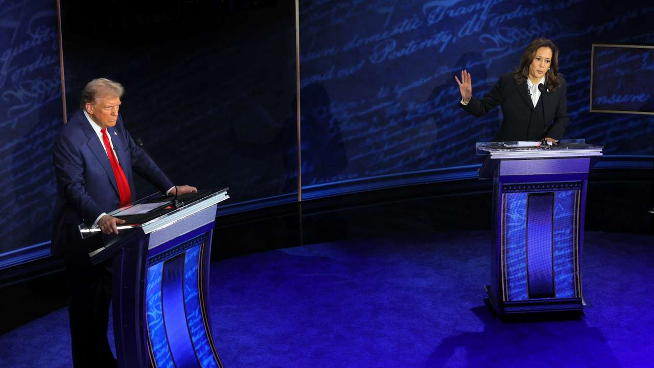 Harris-Trump presidential debate hosted by ABC in Philadelphia, Pennsylvania