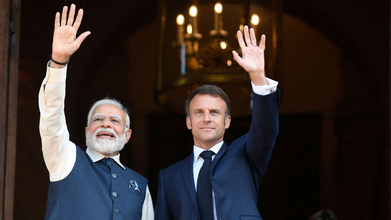 FILE PHOTO: India's Prime Minister Narendra Modi visits France