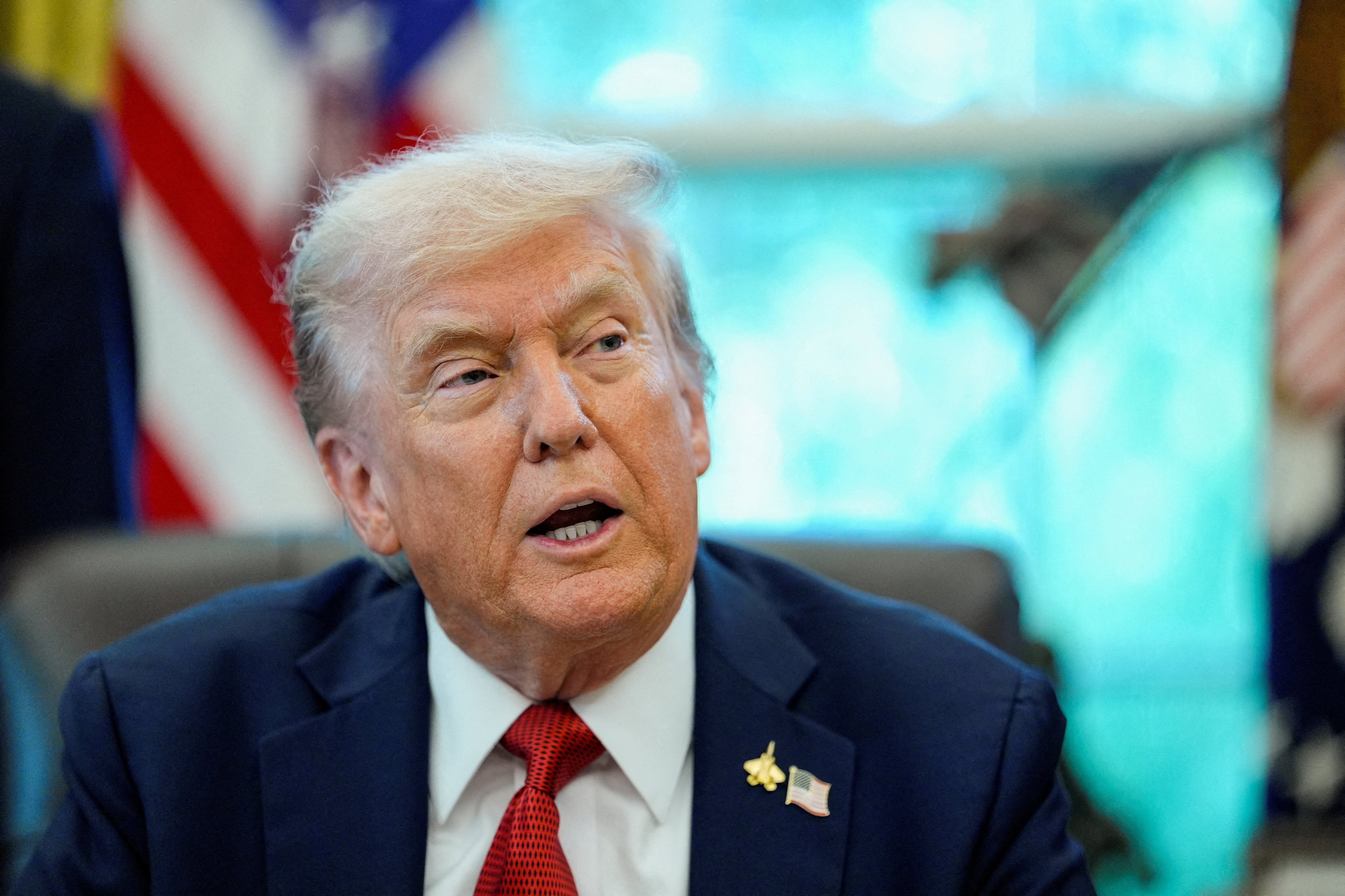 U.S. President Trump holds event to sign executive order, at the White House, in Washington