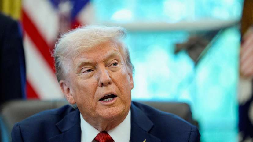 U.S. President Trump holds event to sign executive order, at the White House, in Washington
