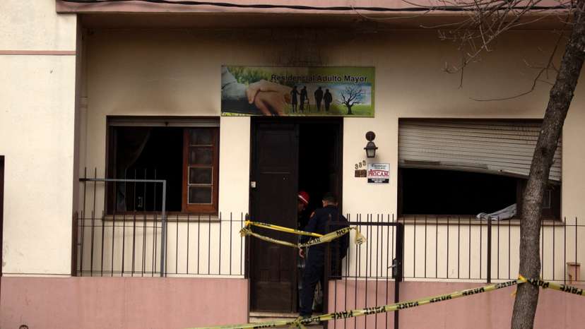 Fire in nursing home in Uruguay