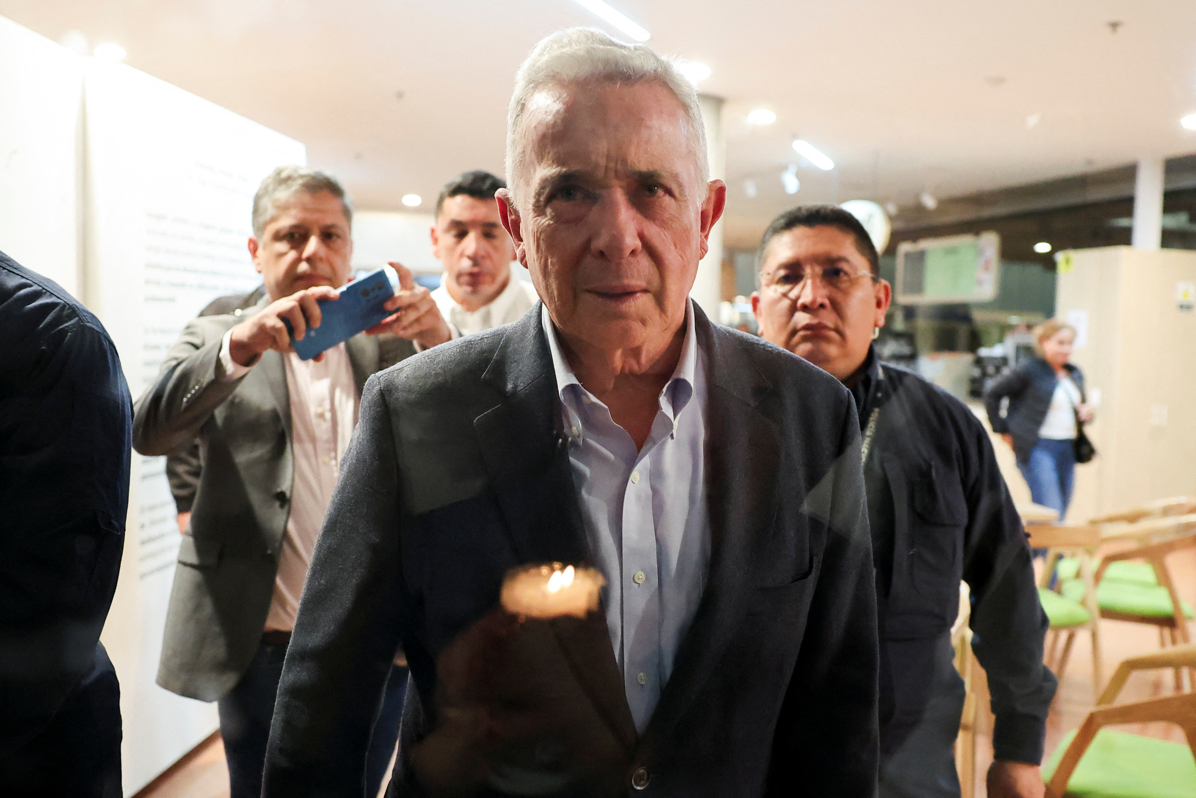 Colombian Senator Miguel Uribe shot during a campaign event, in Bogota