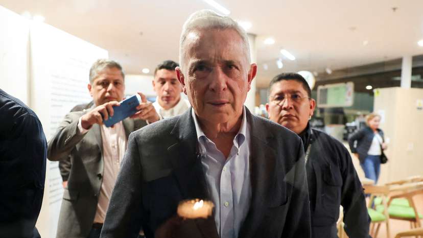 Colombian Senator Miguel Uribe shot during a campaign event, in Bogota