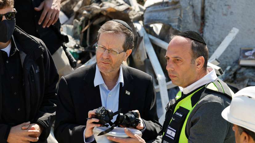 The site of a fatal Iranian missile strike, amid the U.S.-Israel conflict with Iran, in Beit Shemesh