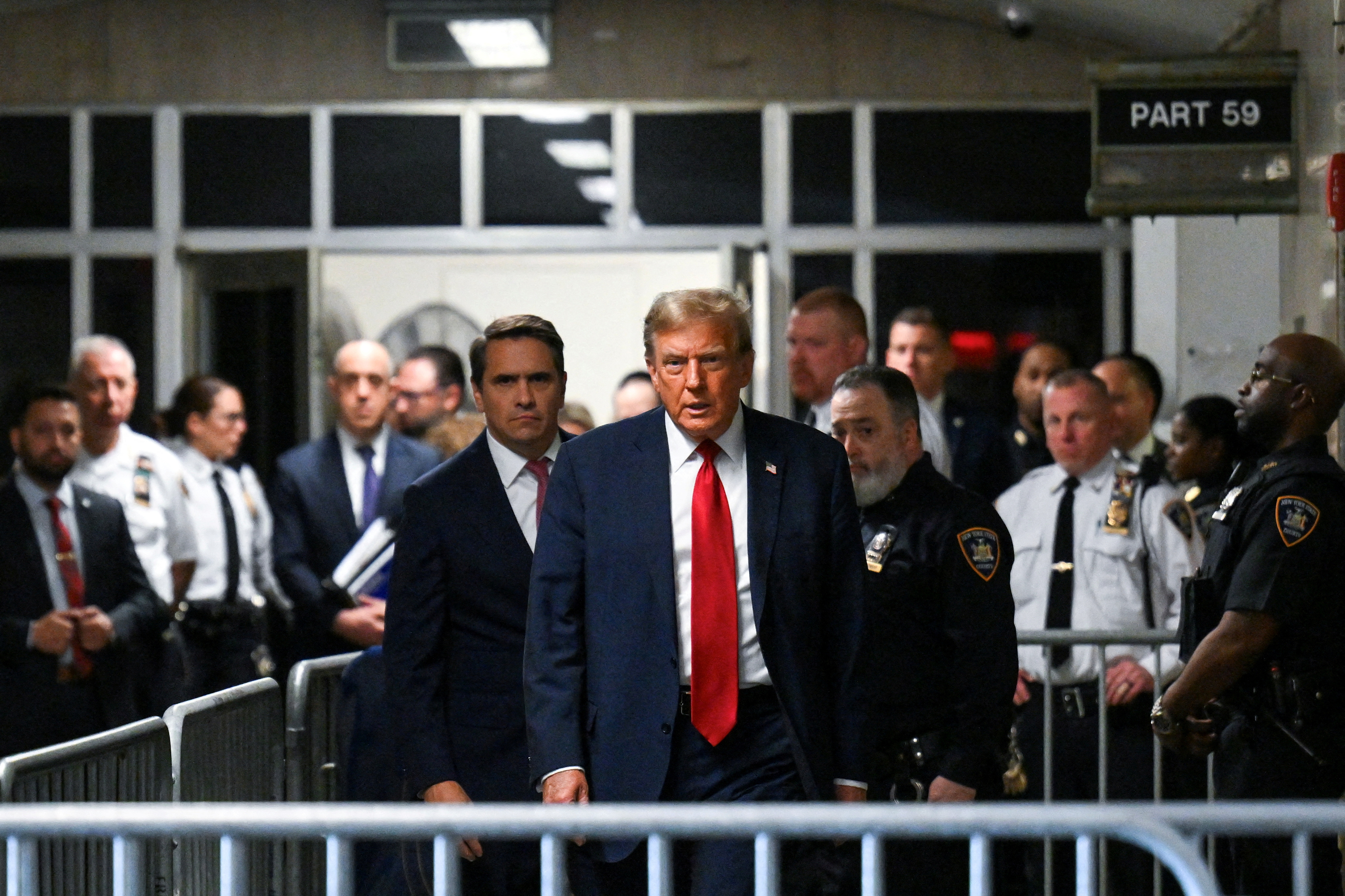 FILE PHOTO: Trump's criminal hush money trial kicks off in New York City