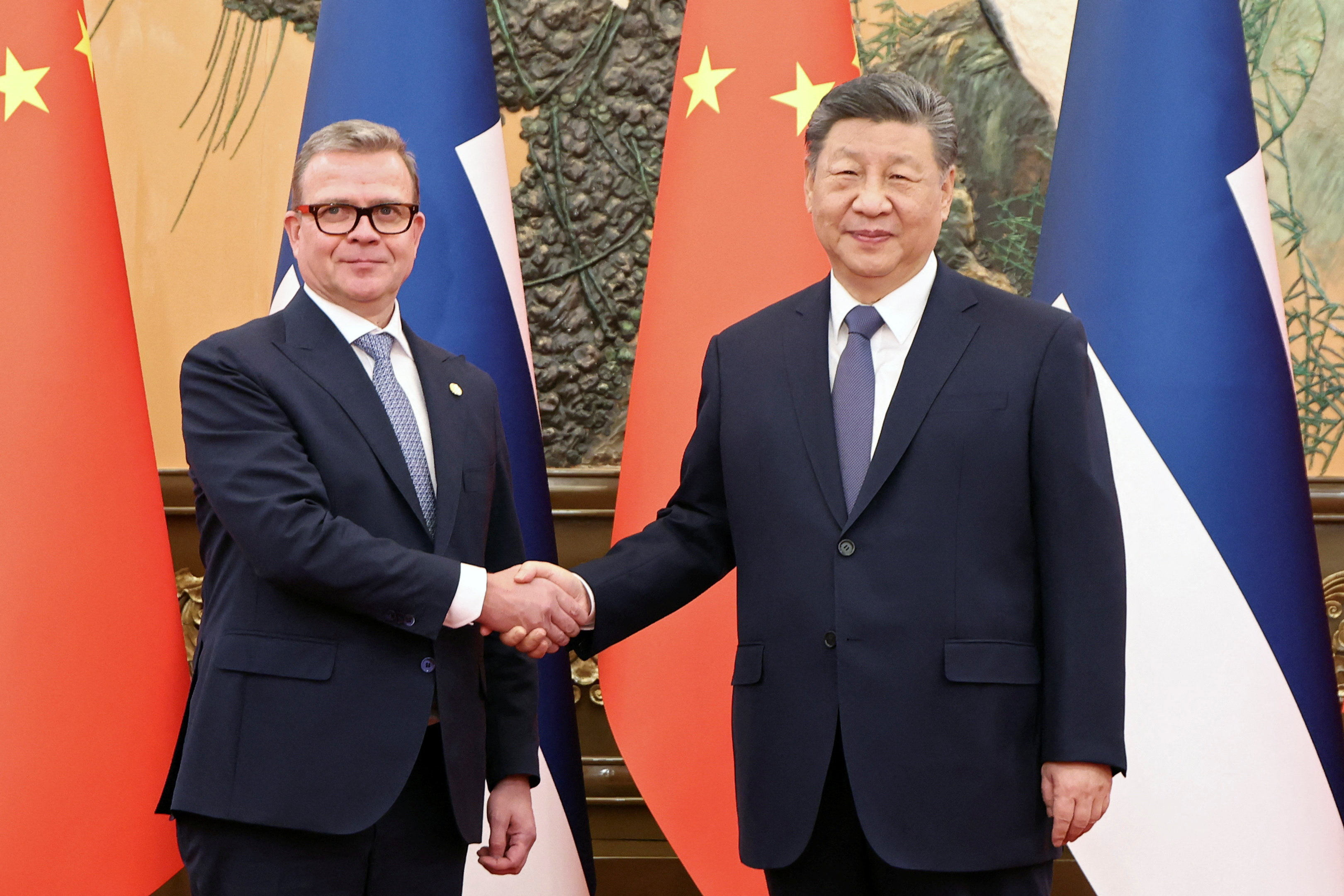 Finland's Prime Minister Petteri Orpo visits China
