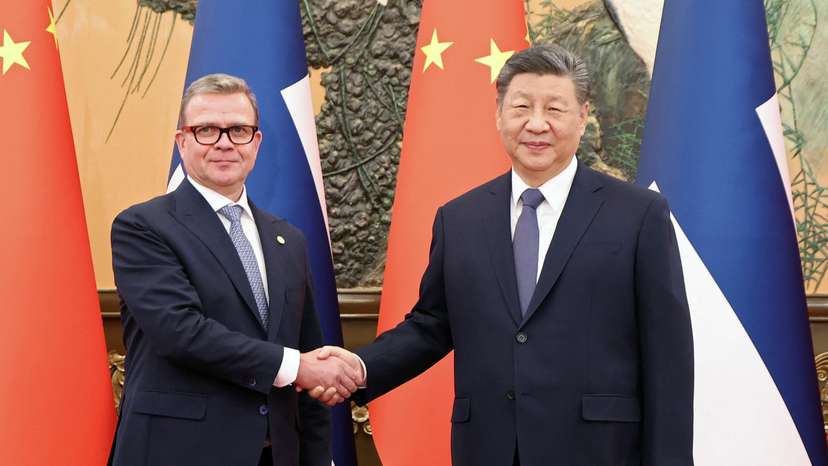 Finland's Prime Minister Petteri Orpo visits China