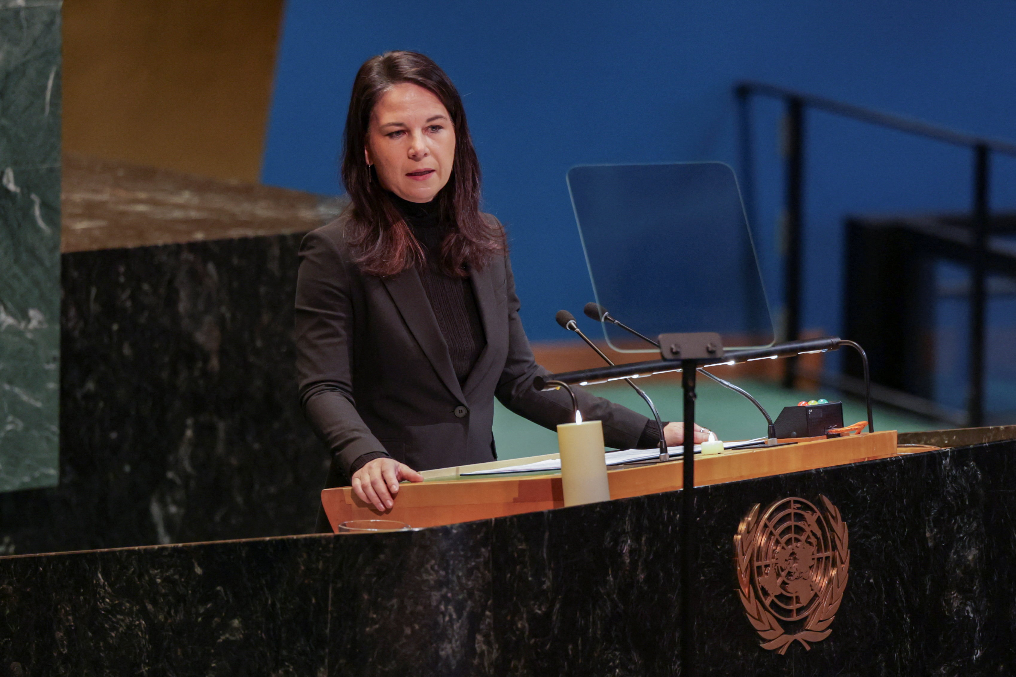U.N. Holds Holocaust Remembrance Observance at the United Nations headquarters in New York