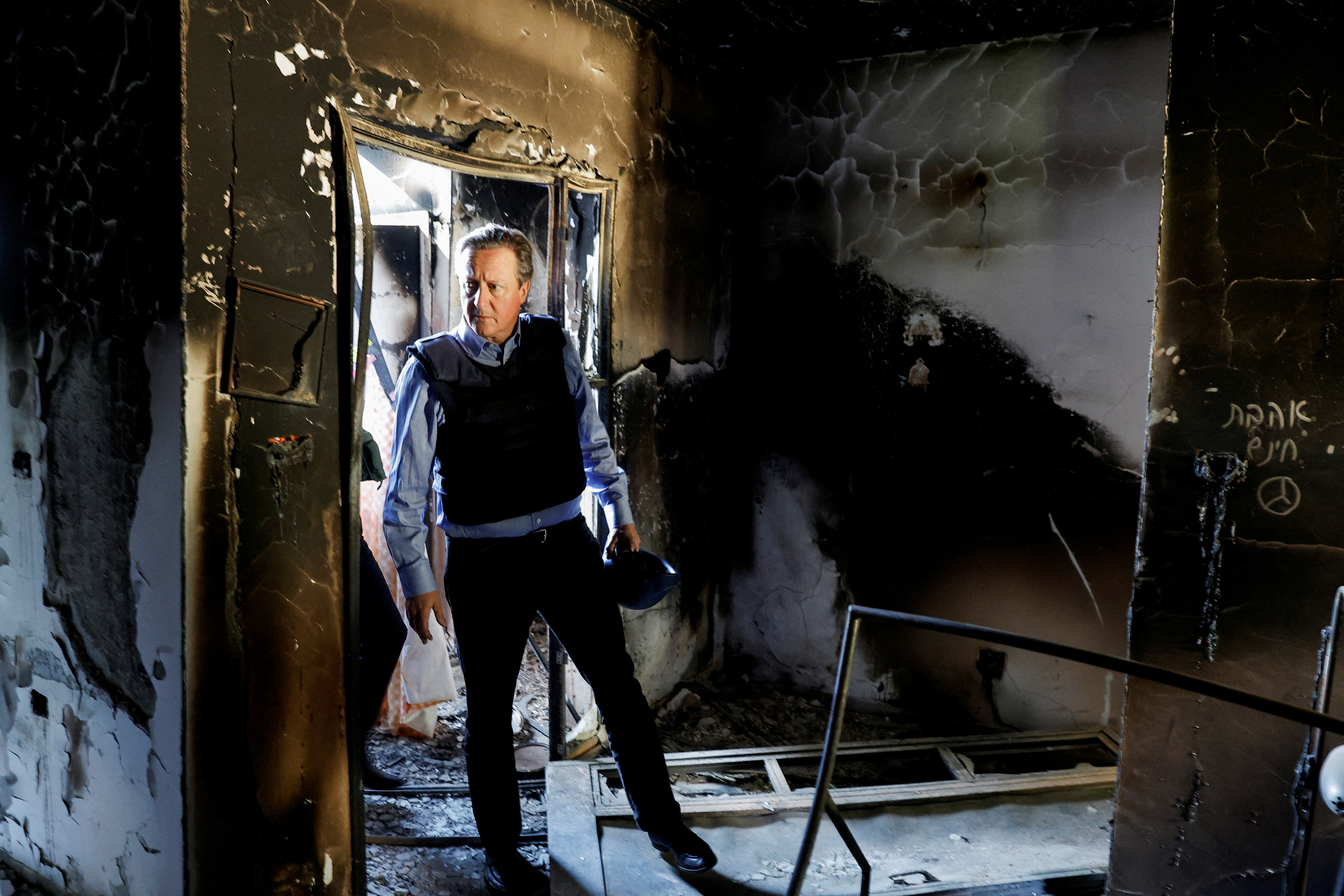 Aftermath of the deadly October 7 attack by Palestinian Islamist group Hamas, in Kibbutz Beeri