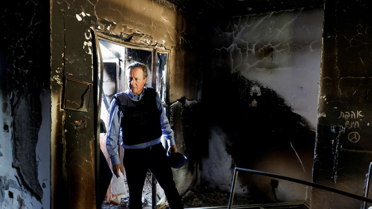 Aftermath of the deadly October 7 attack by Palestinian Islamist group Hamas, in Kibbutz Beeri