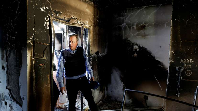 Aftermath of the deadly October 7 attack by Palestinian Islamist group Hamas, in Kibbutz Beeri
