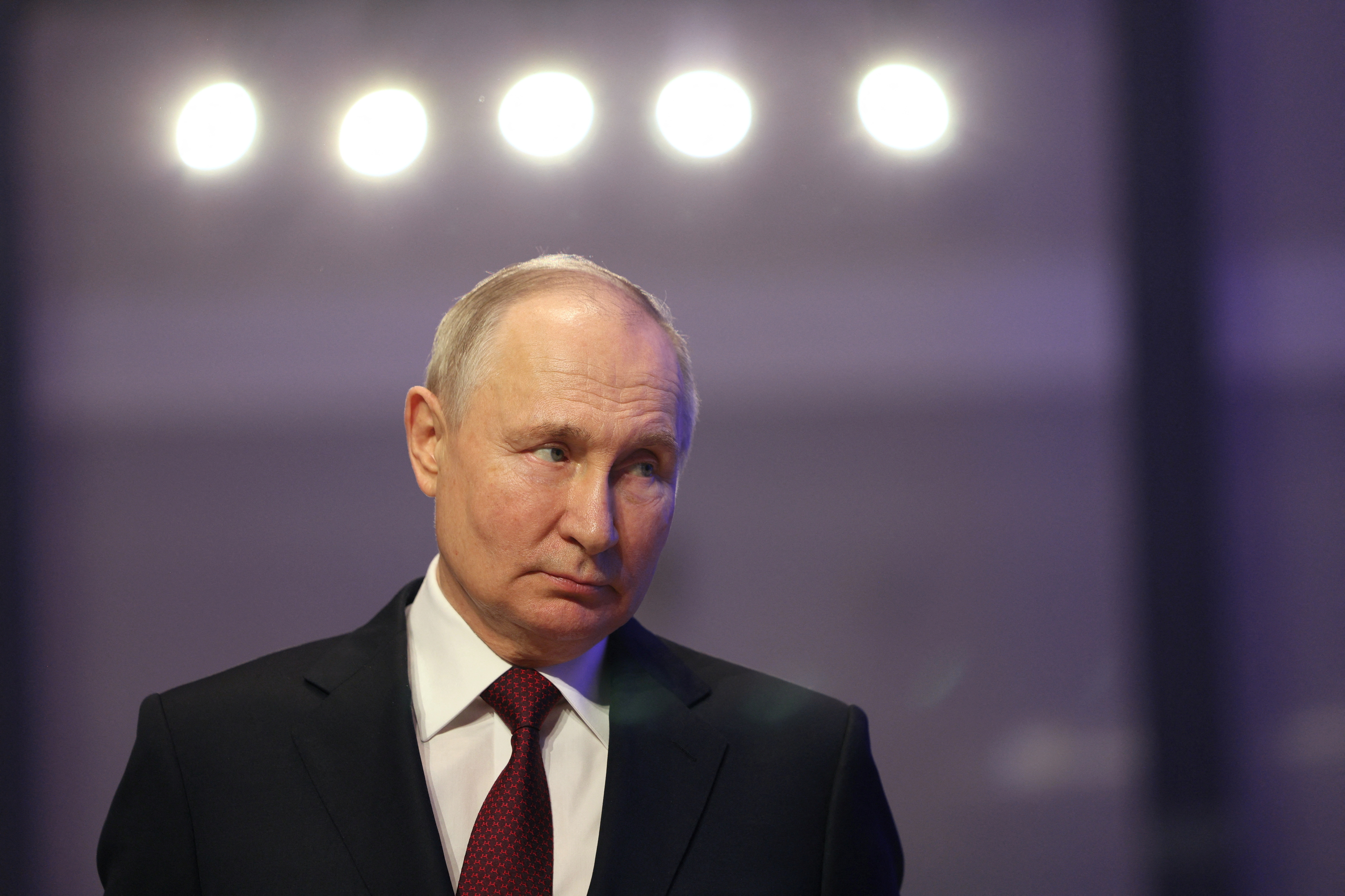 Russian President Vladimir Putin visits Hermitage museum in Saint Petersburg