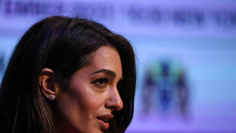 Amal Clooney attends the UNGA High Level Event: Ensuring Collective action for securing Human Rights and Justice in Sudan, in New York City