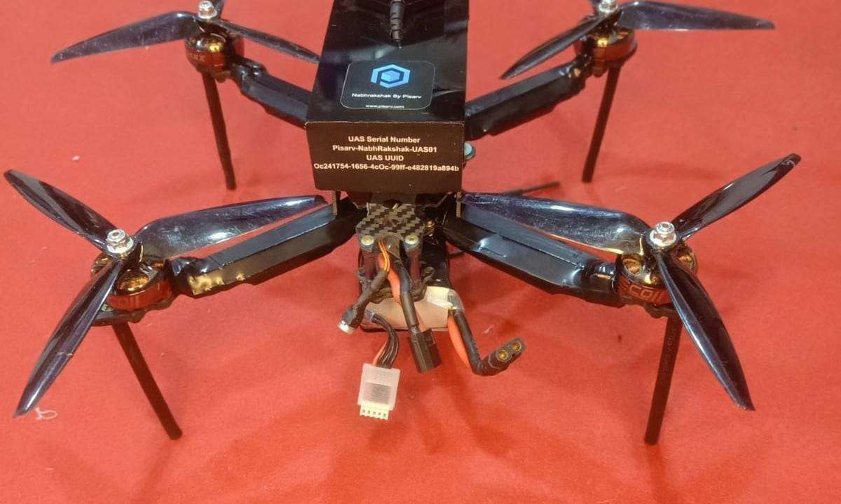 A life-saving drone developed by Pisarv Technologies Company in India