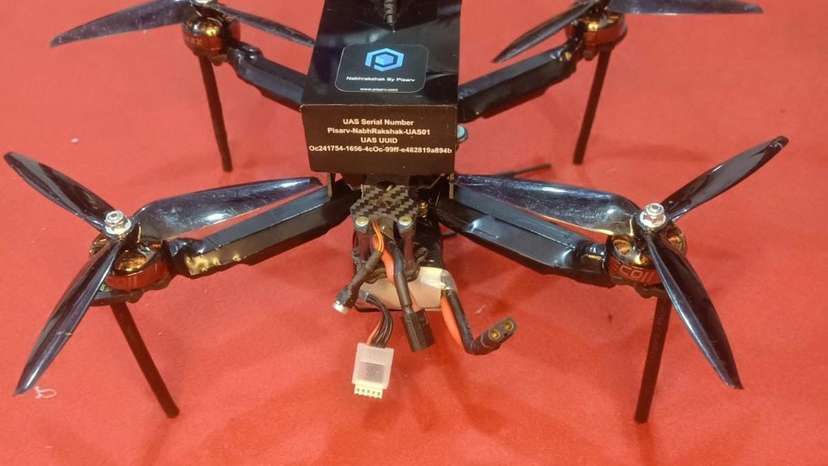 A life-saving drone developed by Pisarv Technologies Company in India
