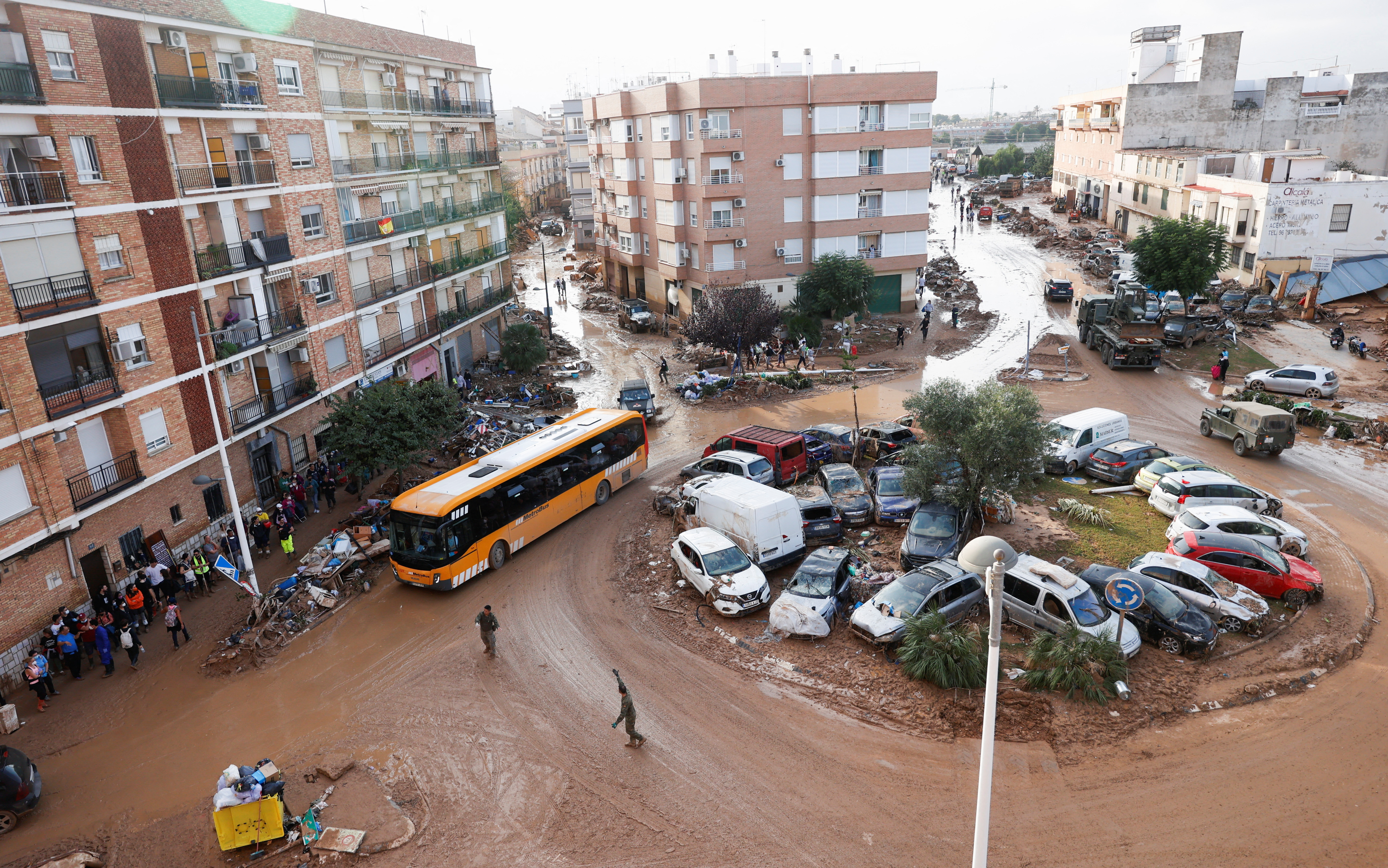 Aftermath of floods in Spain
