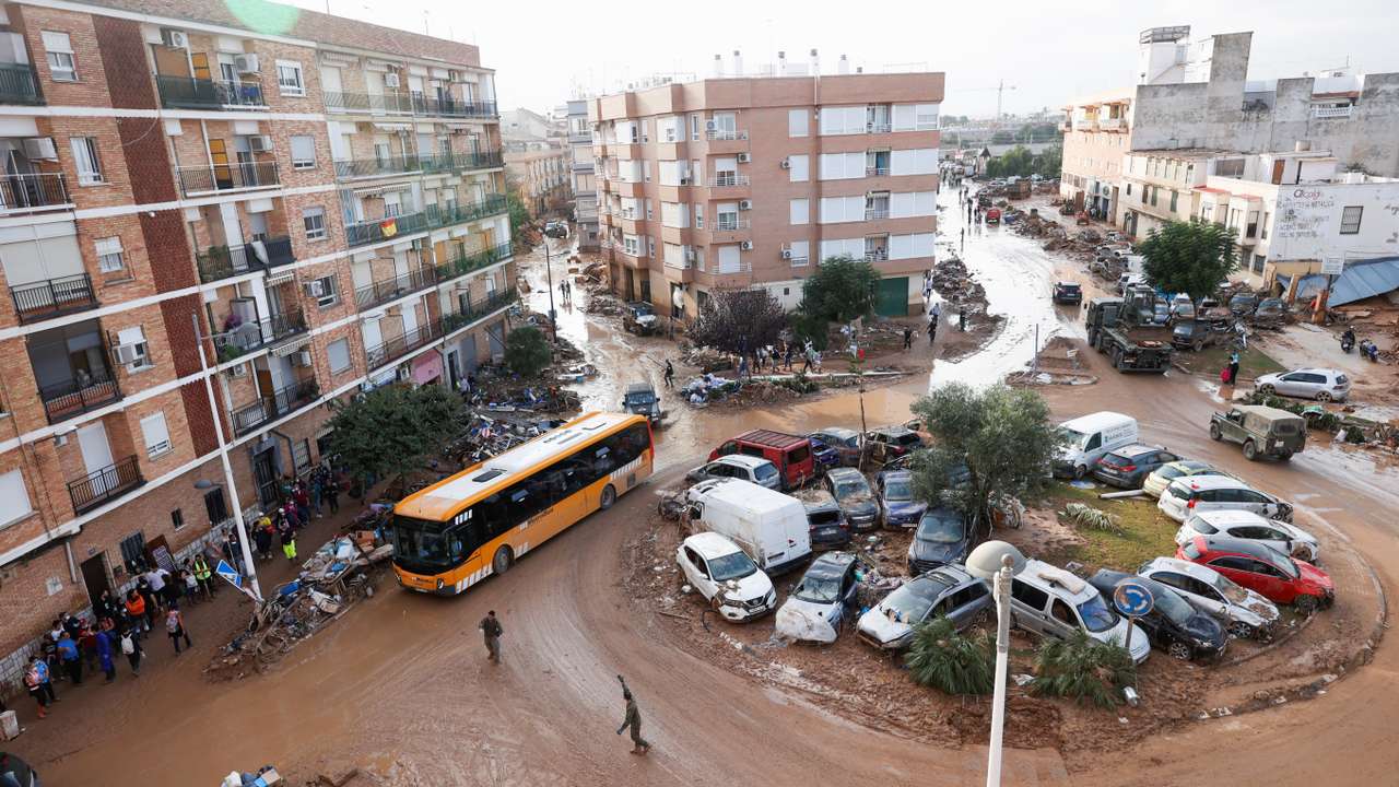 Aftermath of floods in Spain