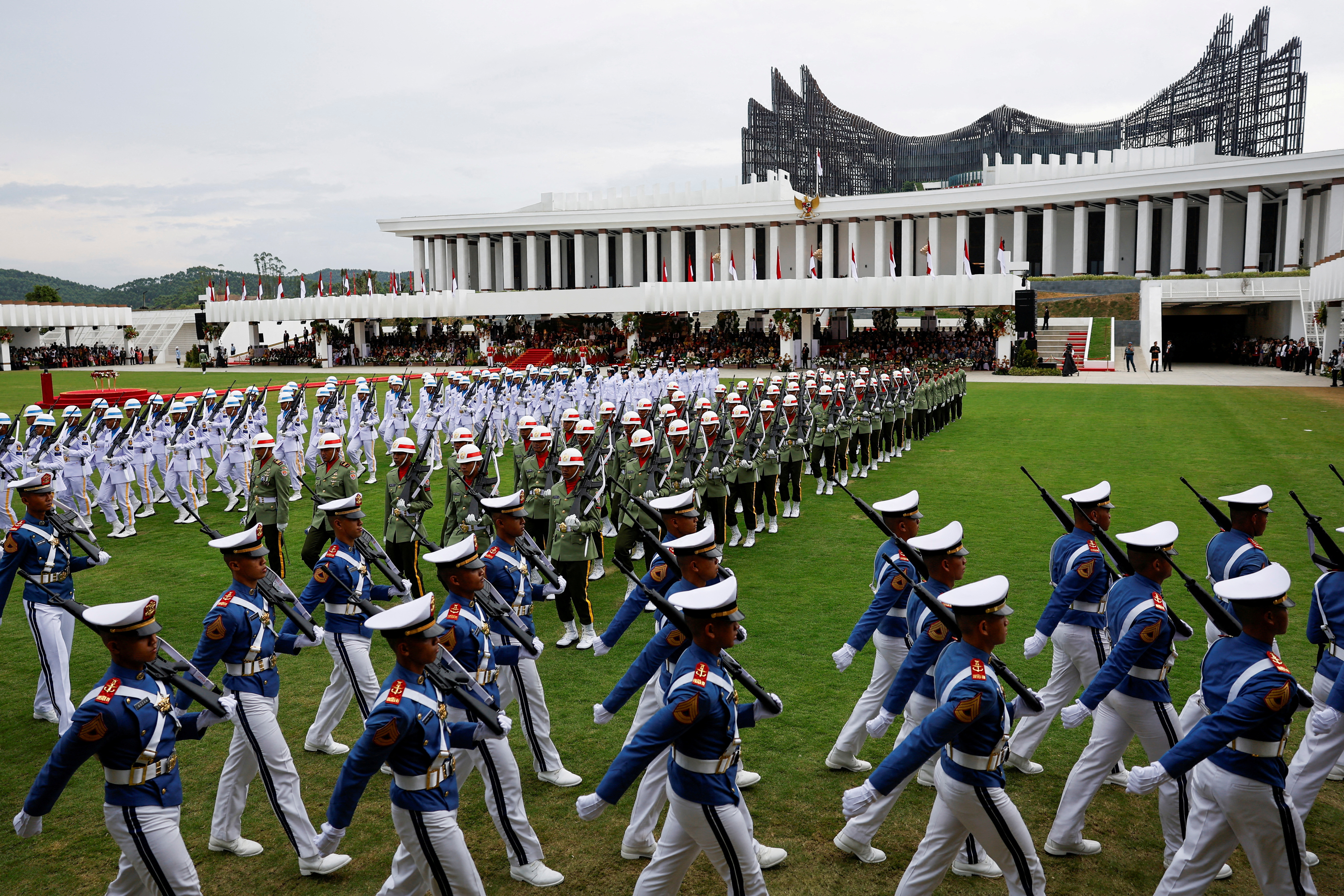 FILE PHOTO: Indonesia's 79th Independence Day celebration in new capital Nusantara