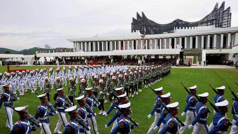 FILE PHOTO: Indonesia's 79th Independence Day celebration in new capital Nusantara