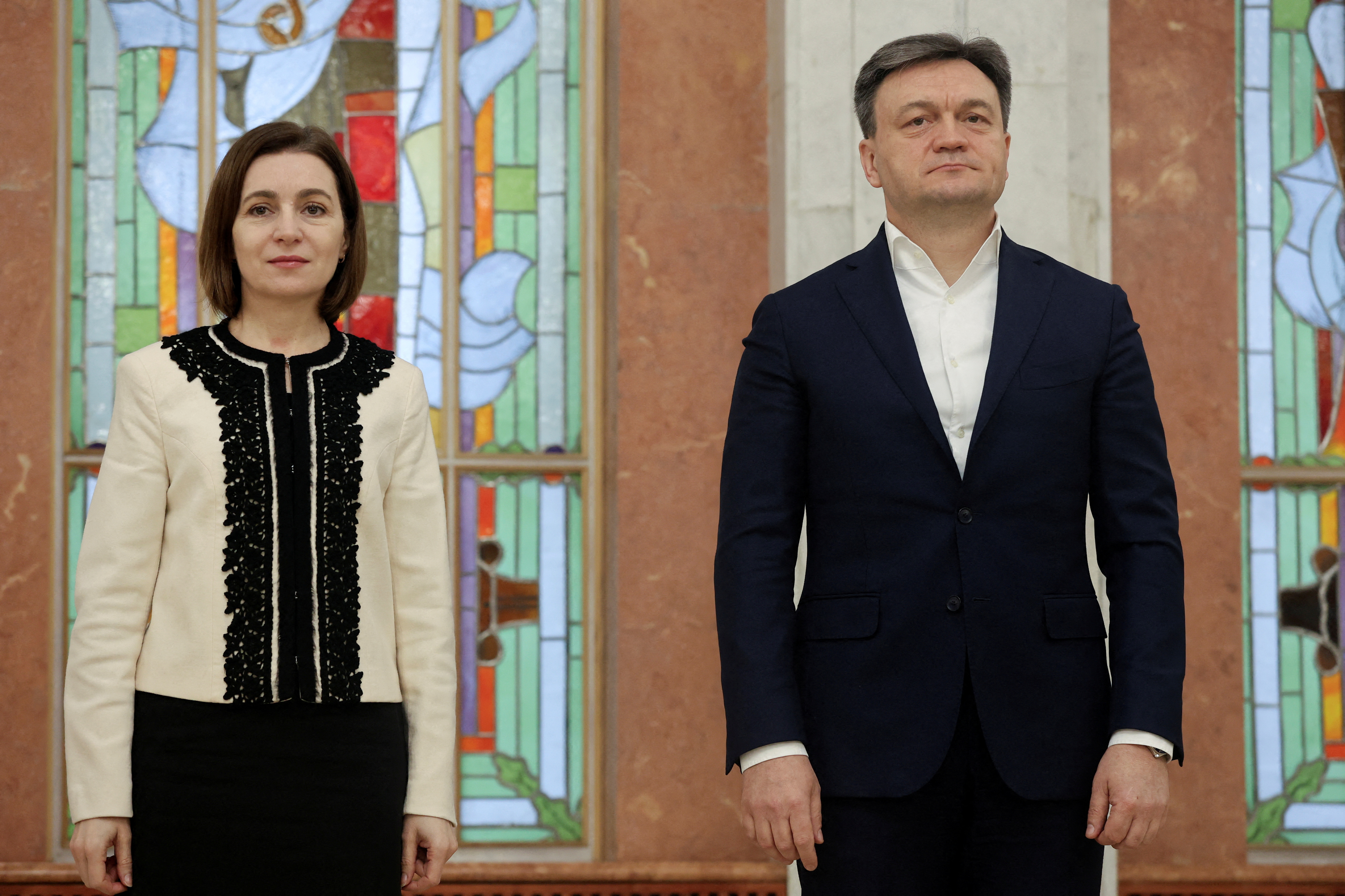 FILE PHOTO: Moldova's new foreign minister Popsoi takes oath in Chisinau