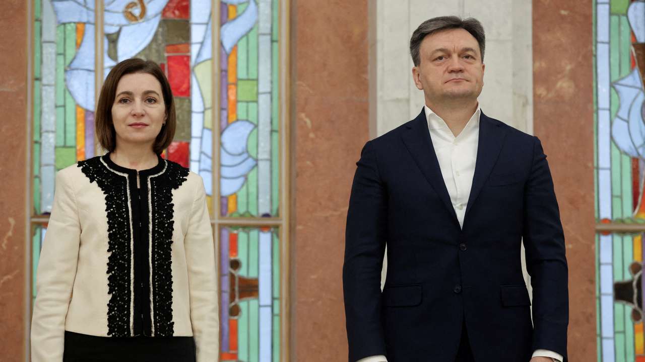 FILE PHOTO: Moldova's new foreign minister Popsoi takes oath in Chisinau