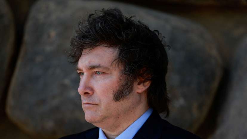 Argentina's President Javier Milei visits Yad Vashem, in Jerusalem
