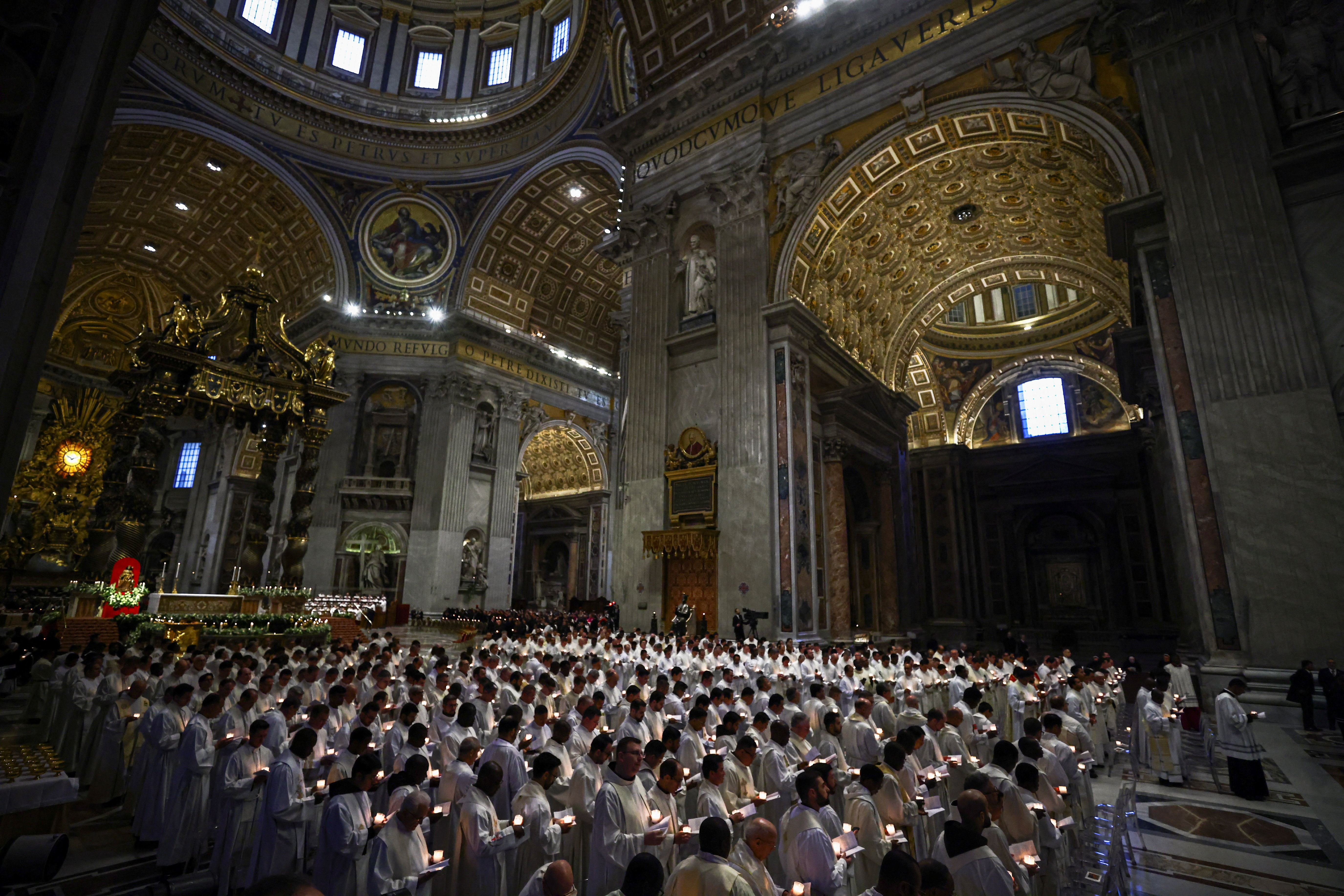 Pope Leo celebrates Mass for the Catholic feast of the Presentation of Jesus at the Vatican