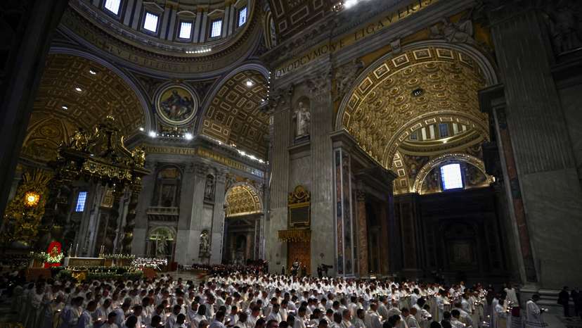 Pope Leo celebrates Mass for the Catholic feast of the Presentation of Jesus at the Vatican
