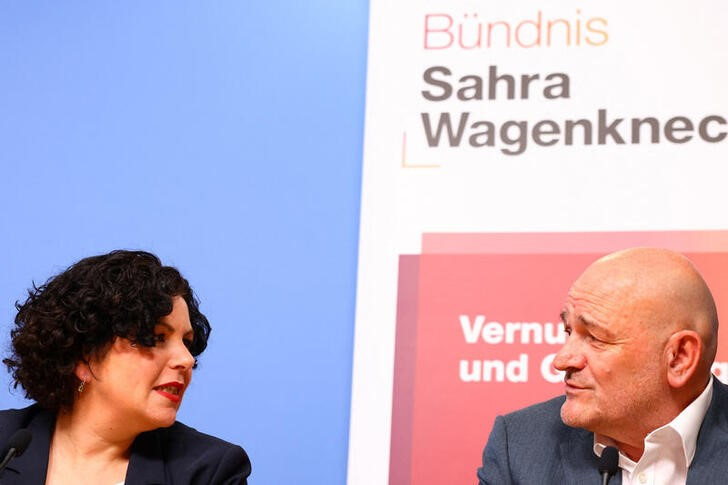 BSW press conference after Brandenburg elections