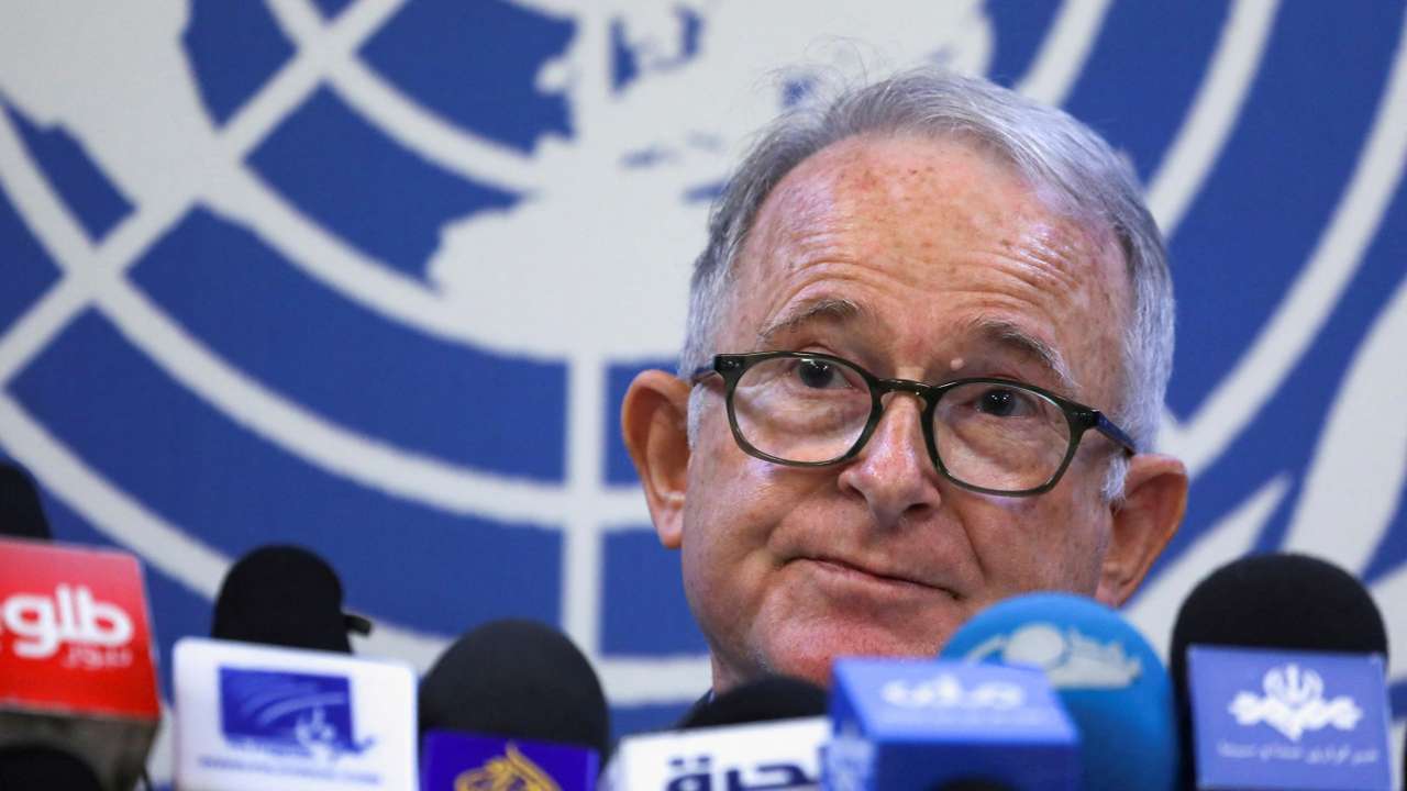 FILE PHOTO: Special Rapporteur on Afghanistan Bennett attends a news conference, in Kabul