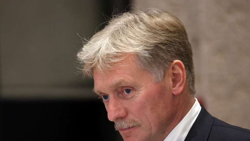 Kremlin spokesman Dmitry Peskov attends a news conference in Samarkand