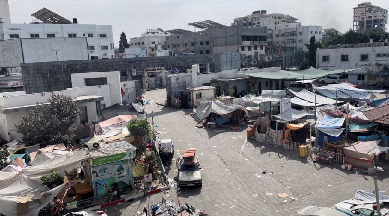 FILE PHOTO: Scenes from Al Shifa hospital amid Israel's ground operation in Gaza City