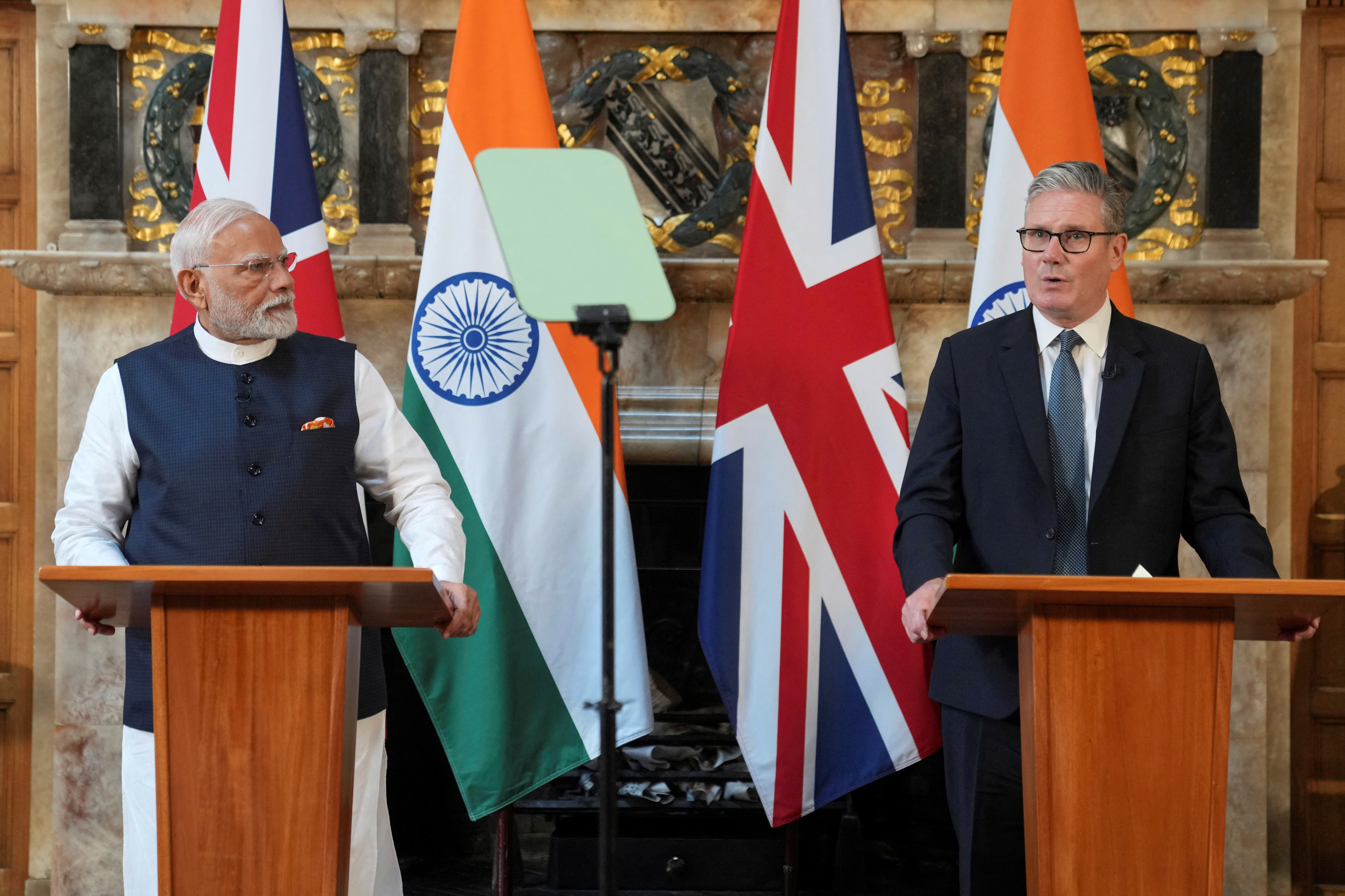 Indian PM Modi visits Britain