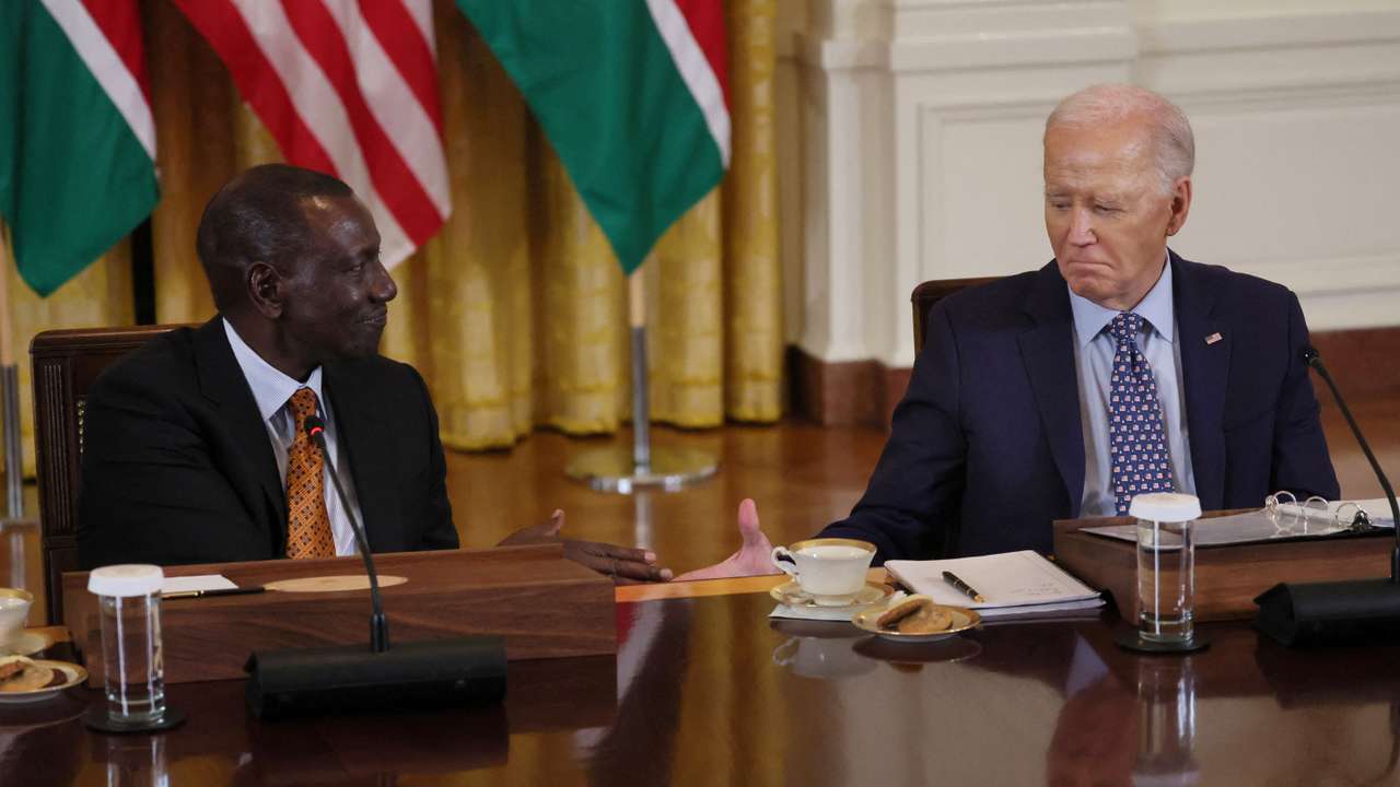 U.S. President Biden welcomes Kenyan President Ruto to the White House in Washington