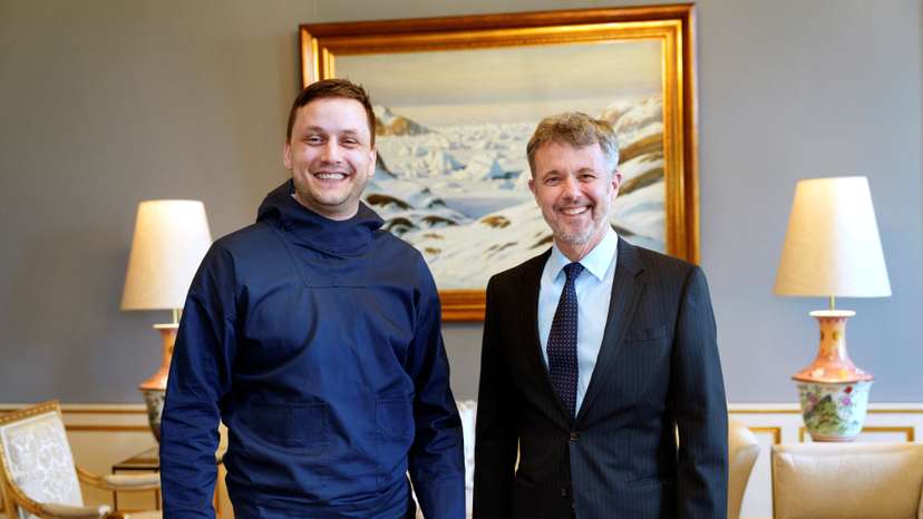 Denmark's King Frederik meets with Greenland's new Prime Minister Jens-Frederik Nielsen in Copenhagen