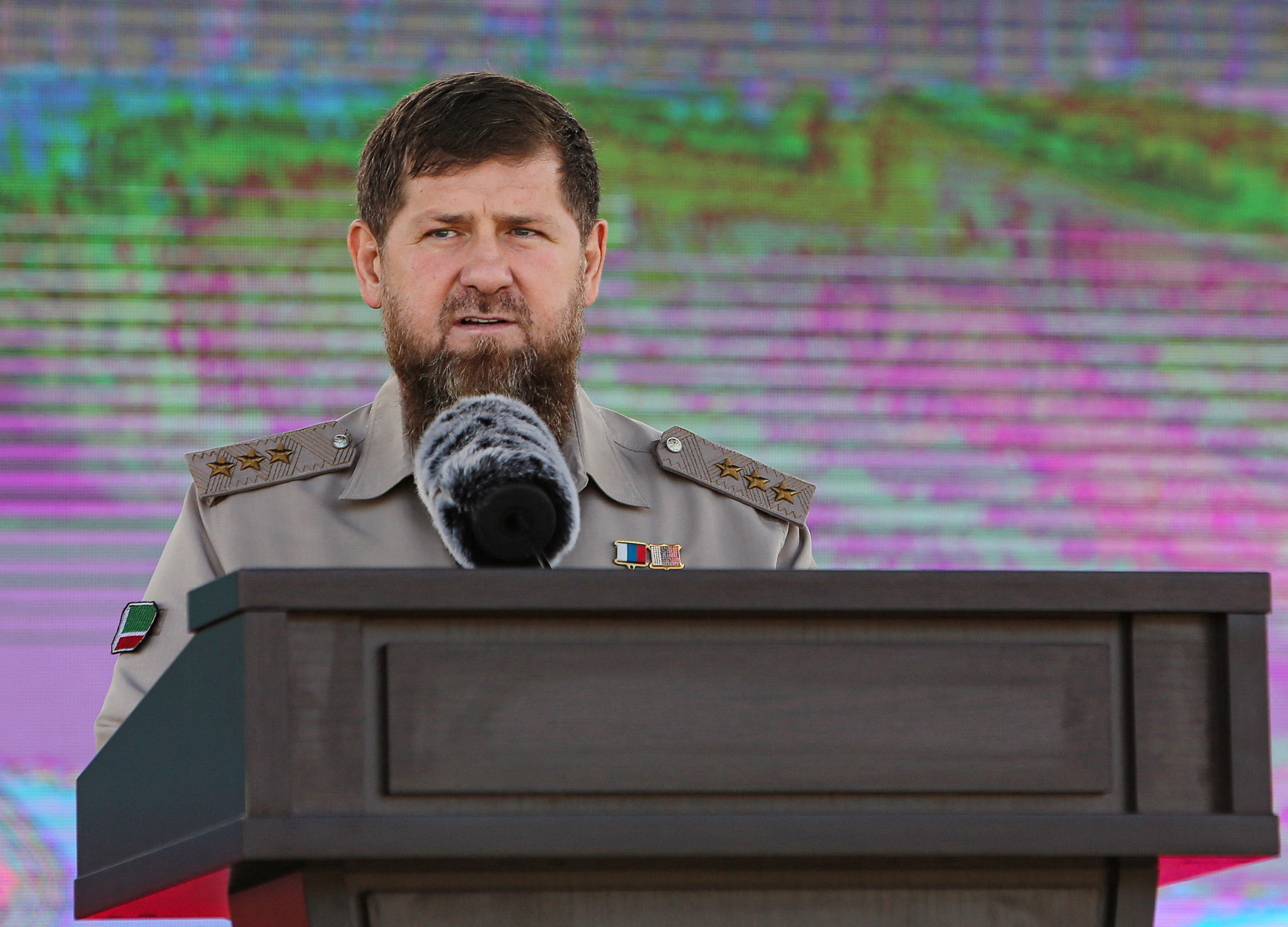 Special forces unit marks its tenth anniversary in Russia's Chechnya region