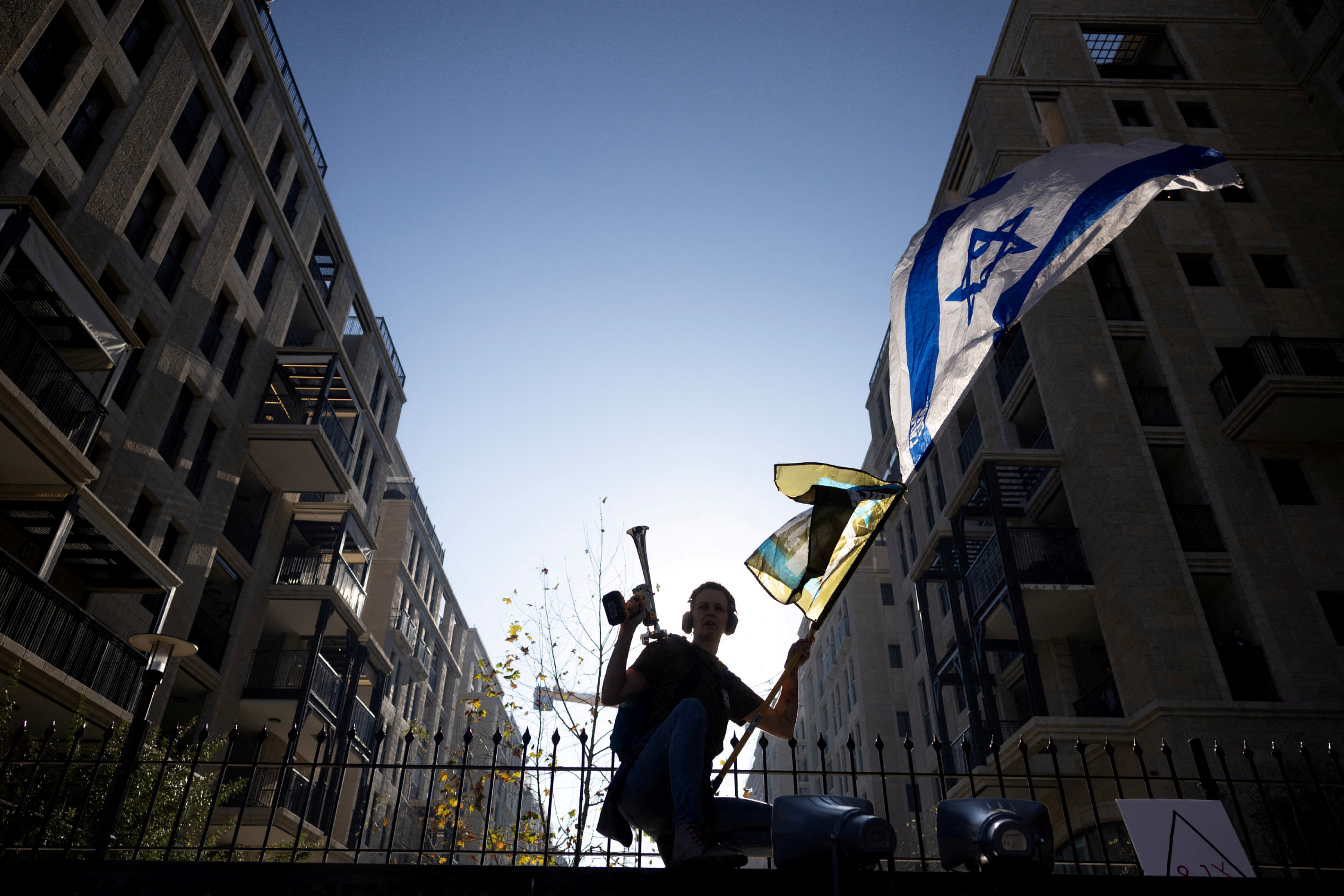 Protest for equality in Israel's military service in Jerusalem