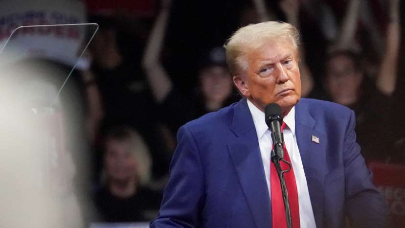 Republican presidential nominee Trump holds a rally in Prescott Valley