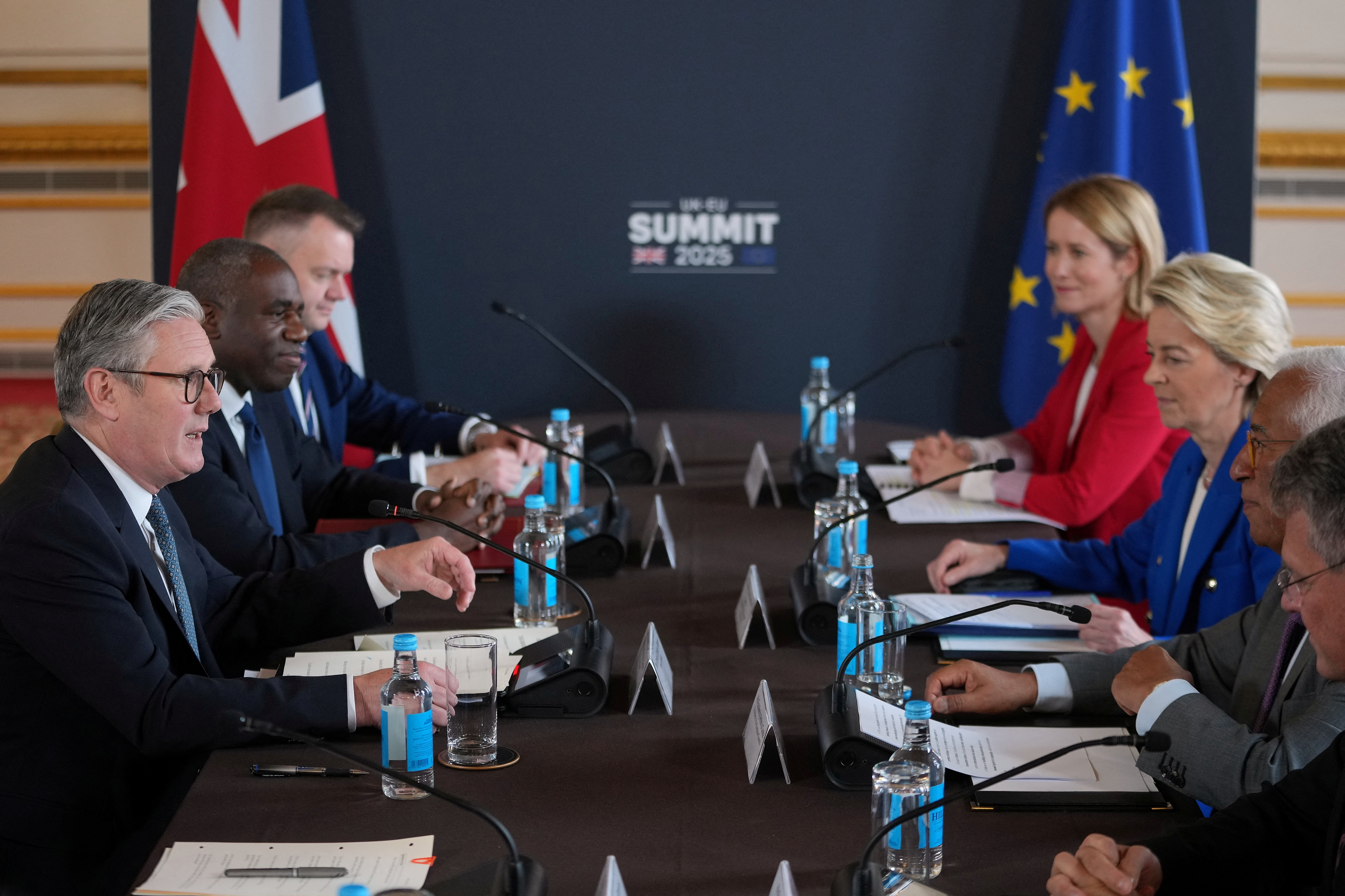 UK-EU Summit at Lancaster House in London