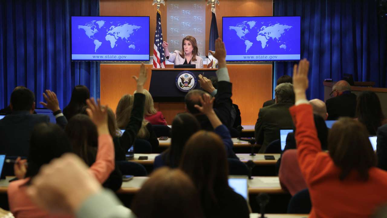Press briefing by Tammy Bruce at the State Department in Washington