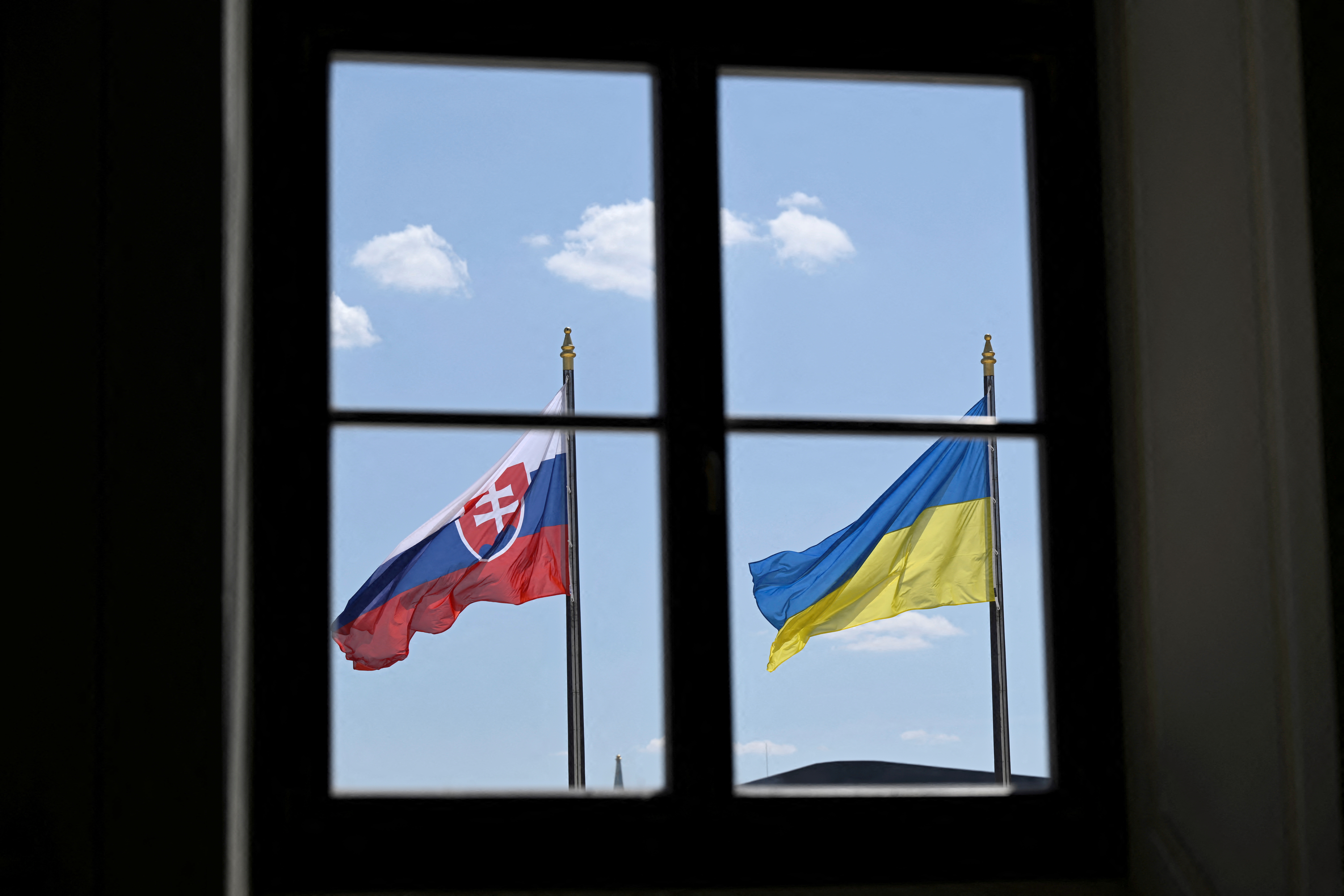 Ukraine's President Zelenskiy visits Slovakia