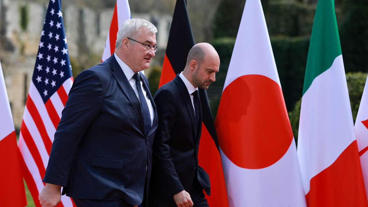 G7 foreign ministers meeting in France