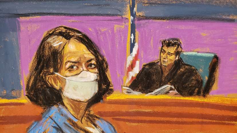 Jeffrey Epstein associate Ghislaine Maxwell attends her sentencing hearing in New York