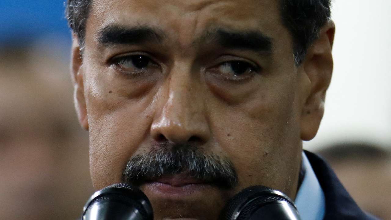 Venezuela's President Nicolas Maduro meets members of the Supreme Court of Justice, in Caracas